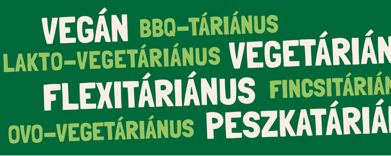 A vegánoktól a flexitáriánusokig