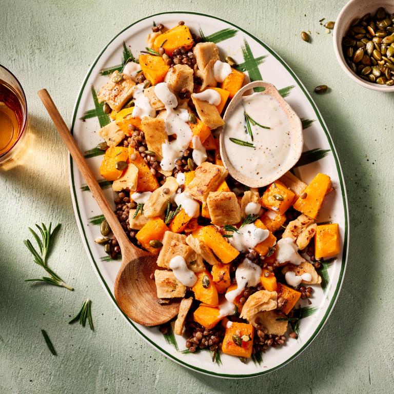 Baked Squash with Filet Pieces