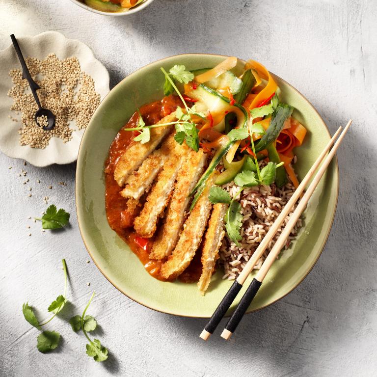 Curry with Schnitzel 'Katsu' Curry with Schnitzel 'Katsu'