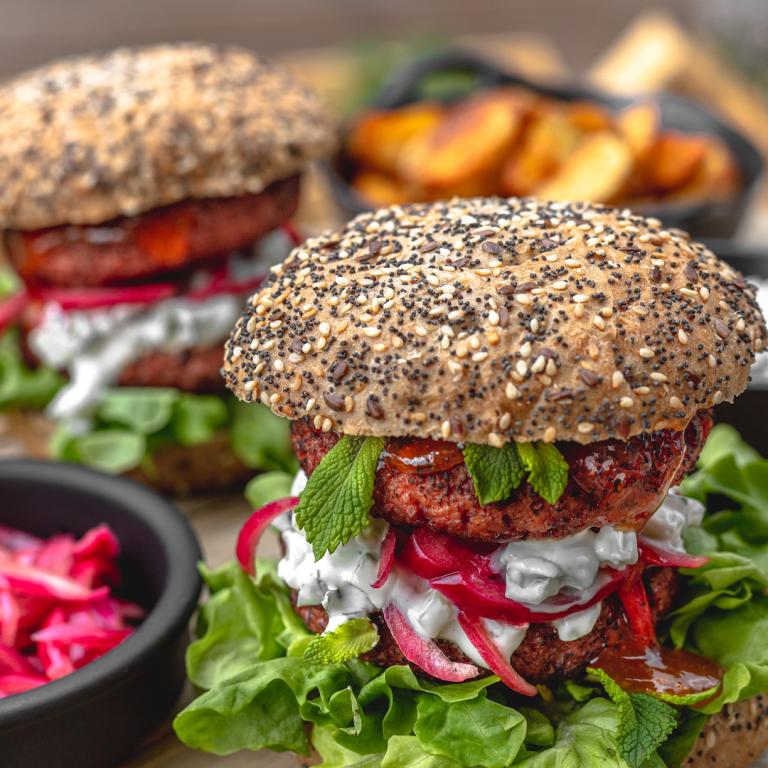 Sensational Burger with Greek Yogurt Sensational Burger