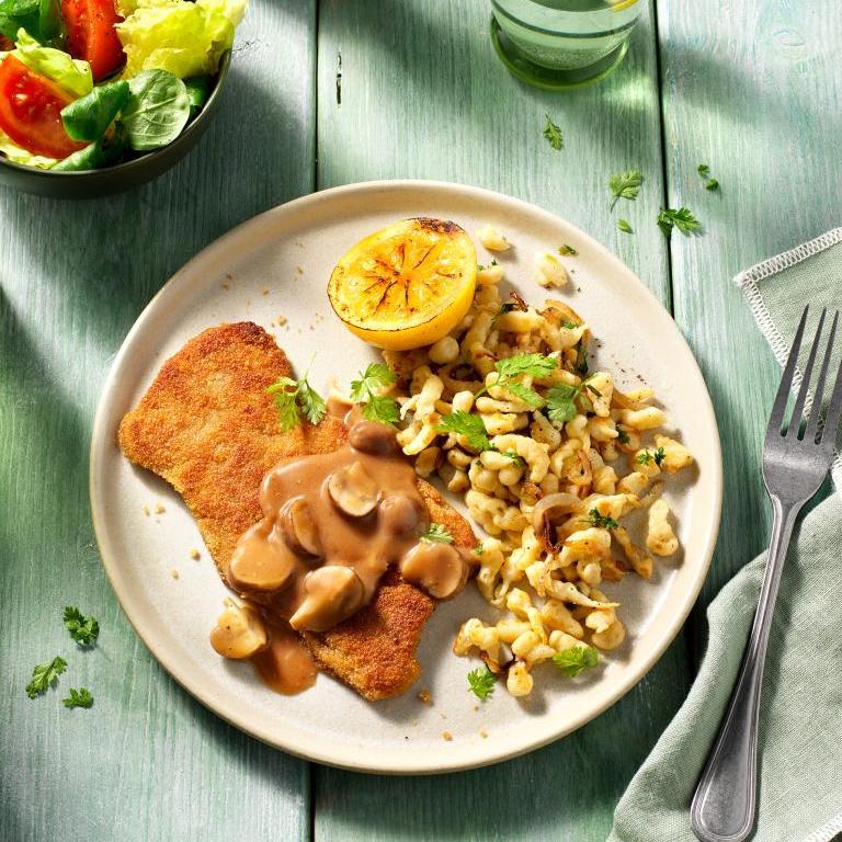 Vörösboros vegán szelet nokedlivel Vörösboros vegán szelet nokedlivel