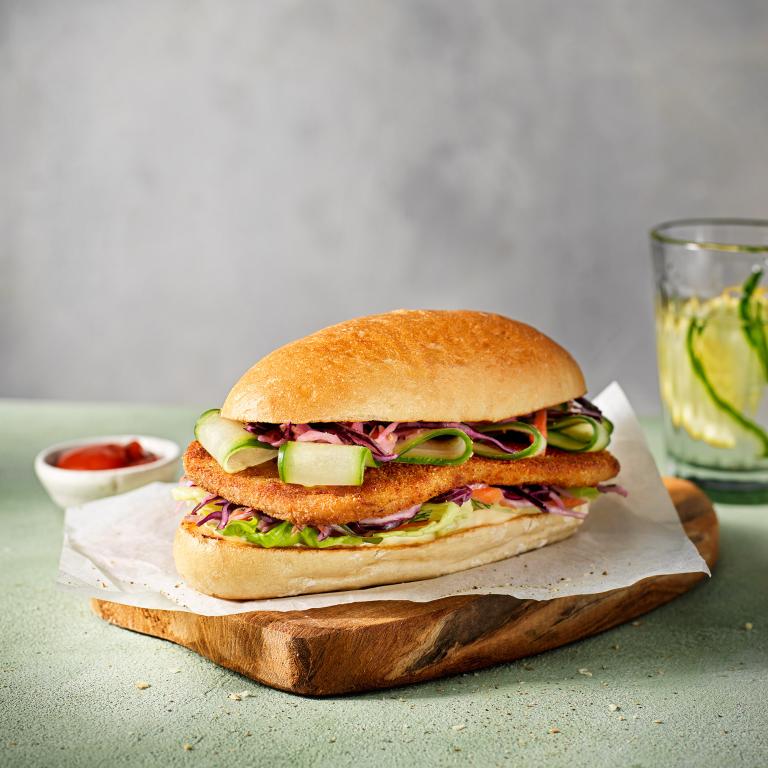 Sensational Schnitzel Burger Sensational Schnitzel Burger